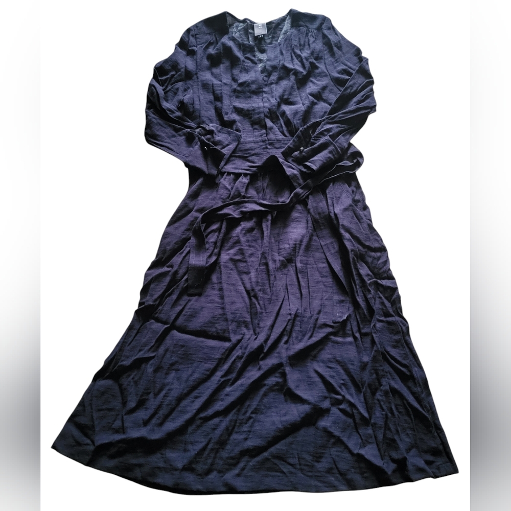 Pre-owned Anne Willi Paris Black Dress, Women Size 1. Pockets Dark Academia